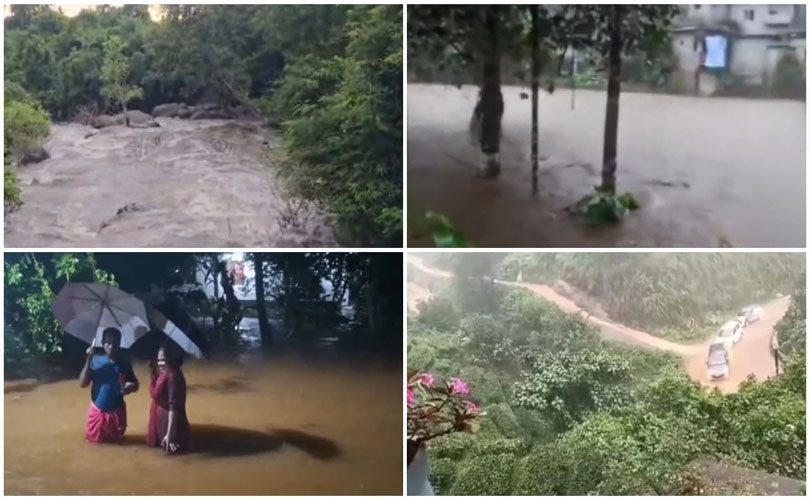 മുന്നറിയിപ്പില്ലാതെ കുതിച്ചെത്തിയ മലവെള്ളം; കേരളത്തിൽ 6 മരണം; 4 പേരെ കാണാനില്ല