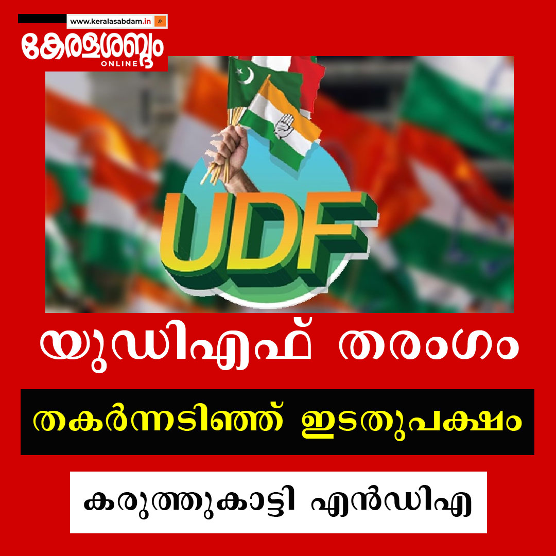 കേരളം കൈപ്പിടിയിലൊതുക്കി യു.ഡി.എഫ്; ഭരണത്തുടർച്ച മോഹങ്ങൾ തകർന്നു, എൽ.ഡി.എഫിന് കനത്ത തിരിച്ചടി